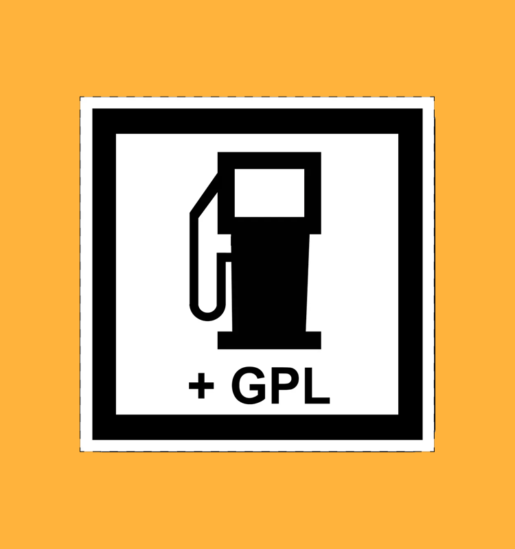 Poste de distribution de carburant, assurant également le ravitaillement en gaz de pétrole liquéfié (G.P.L.) - ID14b