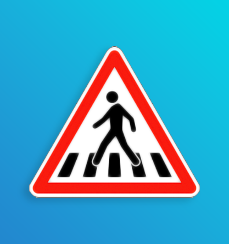 Passage pour piéton - A13b