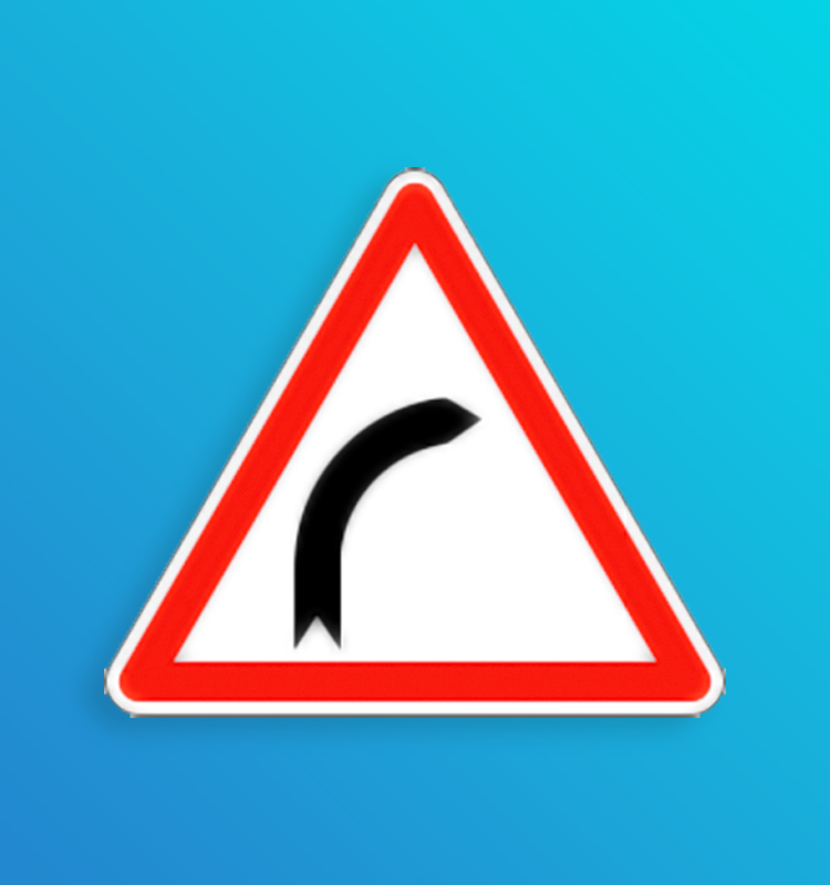 Virage à droite - A1a