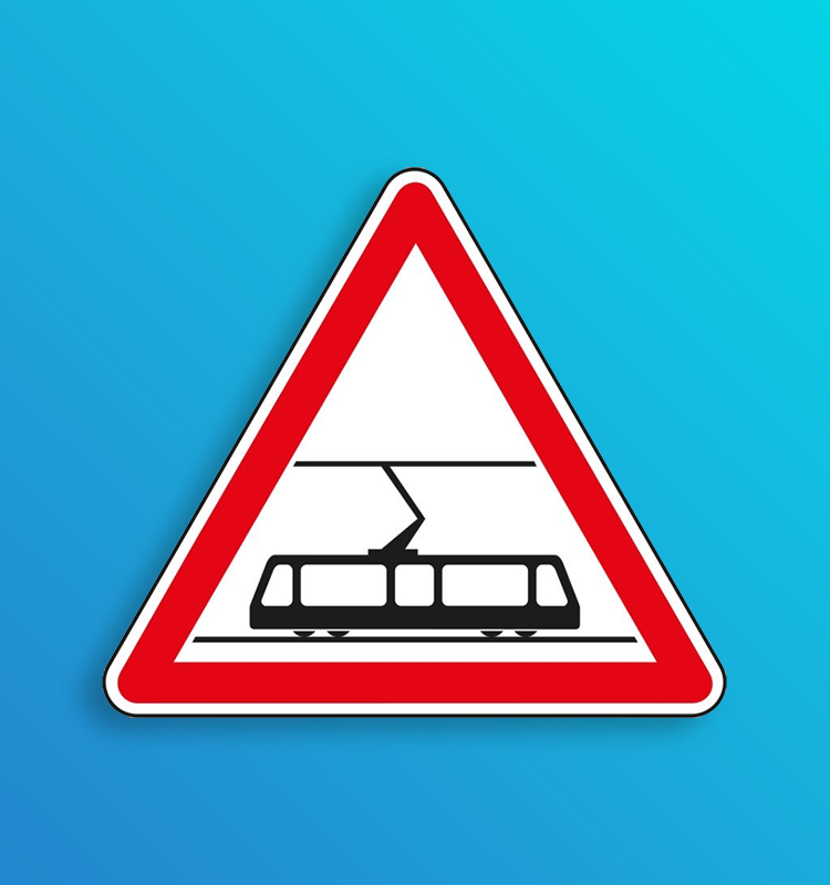 Traversée de voies de tramway - A9